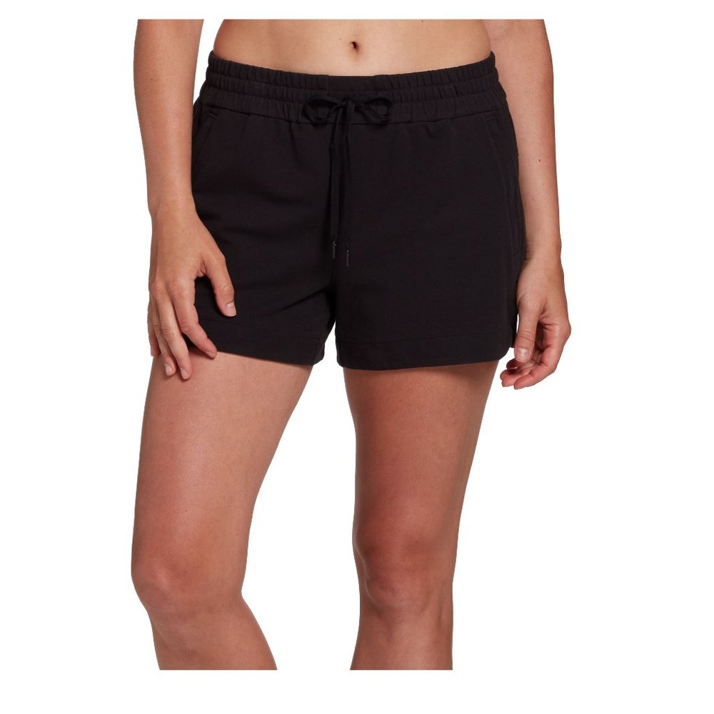 NWT Calia Women's Journey Twill Mid Rise Bermuda Shorts Black Size XS $45 4HL79